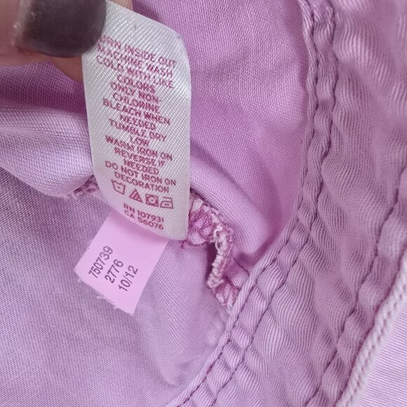 Justice Girls Pink Cropped Denim Jacket Size 16 Cotton/Spandex - Picture 5 of 7